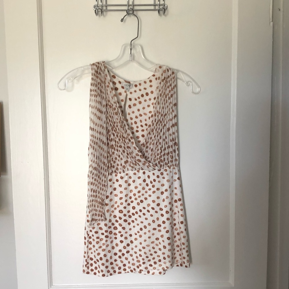 Cache- polka dot tank top